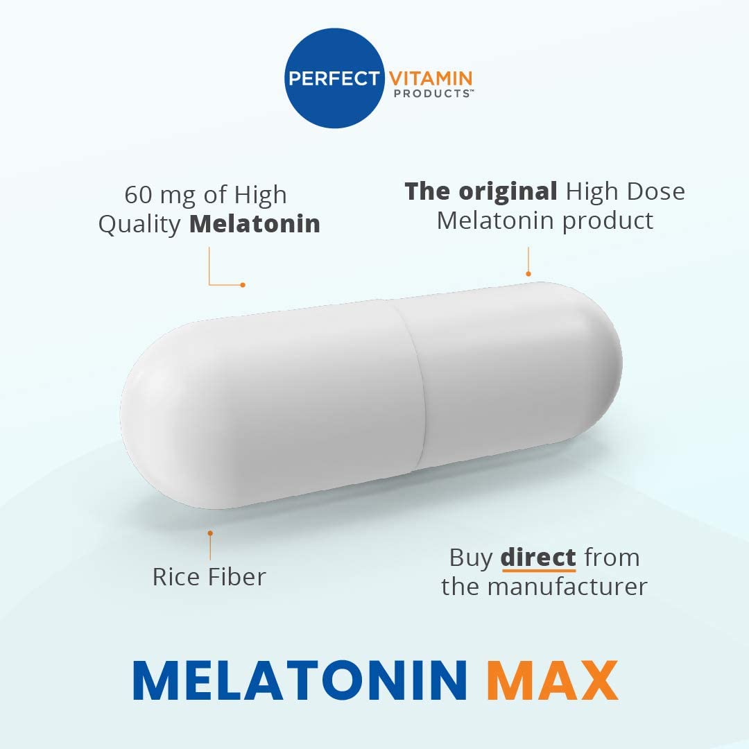 Melatonin Max 60mg High Dose Capsules - Image 4